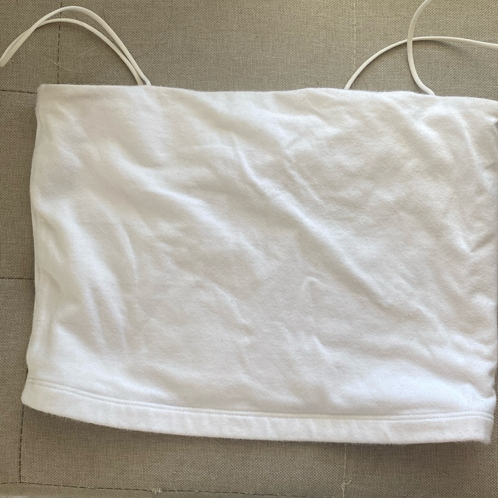 white Aeropostale crop top